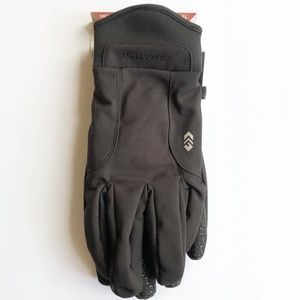 NWT Free Country Mens Soft Shell Gloves Black